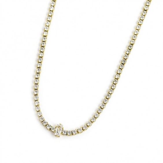 Collier Marlù Femme in Acier Zircone 2CO0076G-W - 2CO0076G-W